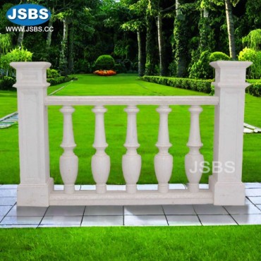 Hand Carved Marble Balustrade, JS-BS006